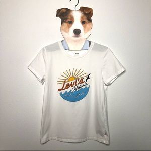 Levi’s California Ocean Seagull Graphic Tee S